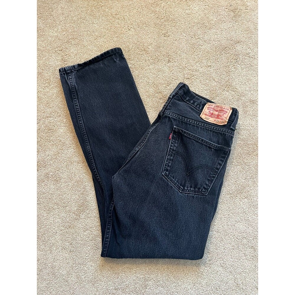 Levi's 505 Regular Fit Jeans - Men’s 34 x 34 in Black